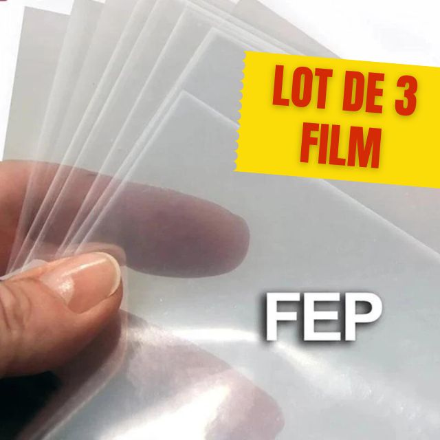 Film FEP 100HD Clear - 200 x 140 mm - 100 microns - 3 pcs