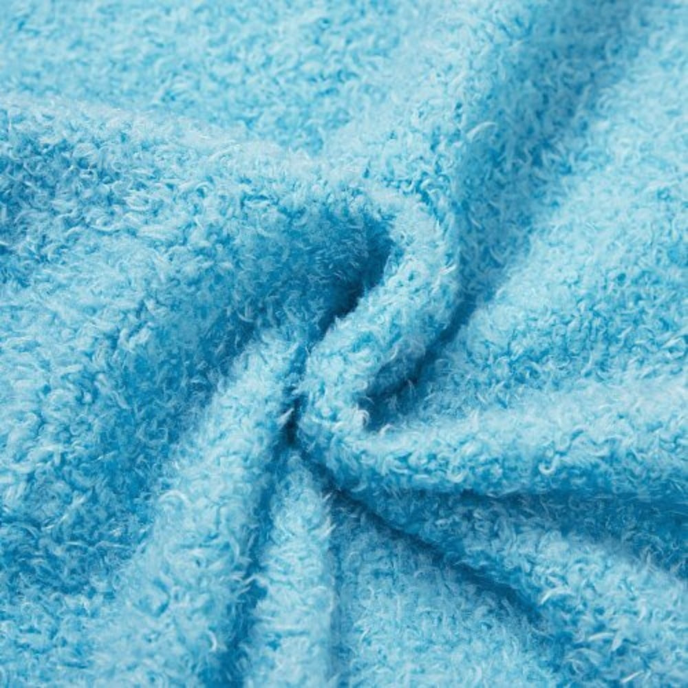 MissKraft - Sublimation - Sac en Peluche - 34 x 37 cm - Bleu