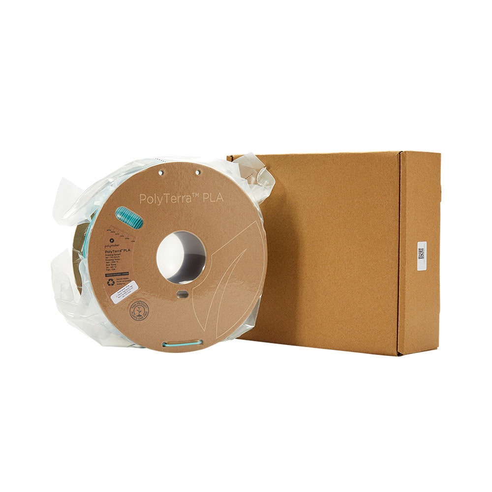 Polymaker - PolyTerra PLA - Bleu Arctique (Arctic Teal) - 1.75 mm - 1 kg