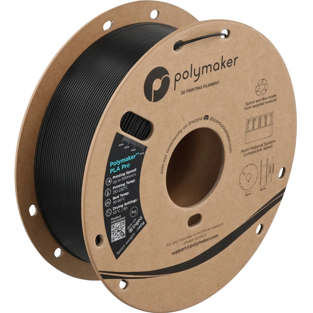 Polymaker - PLA Pro High Speed - Noir (Black) - 1,75 mm - 1 kg