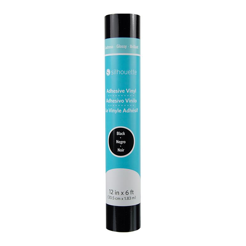 Silhouette - Vinyle Brillant Noir (Black) - Largeur 30 cm