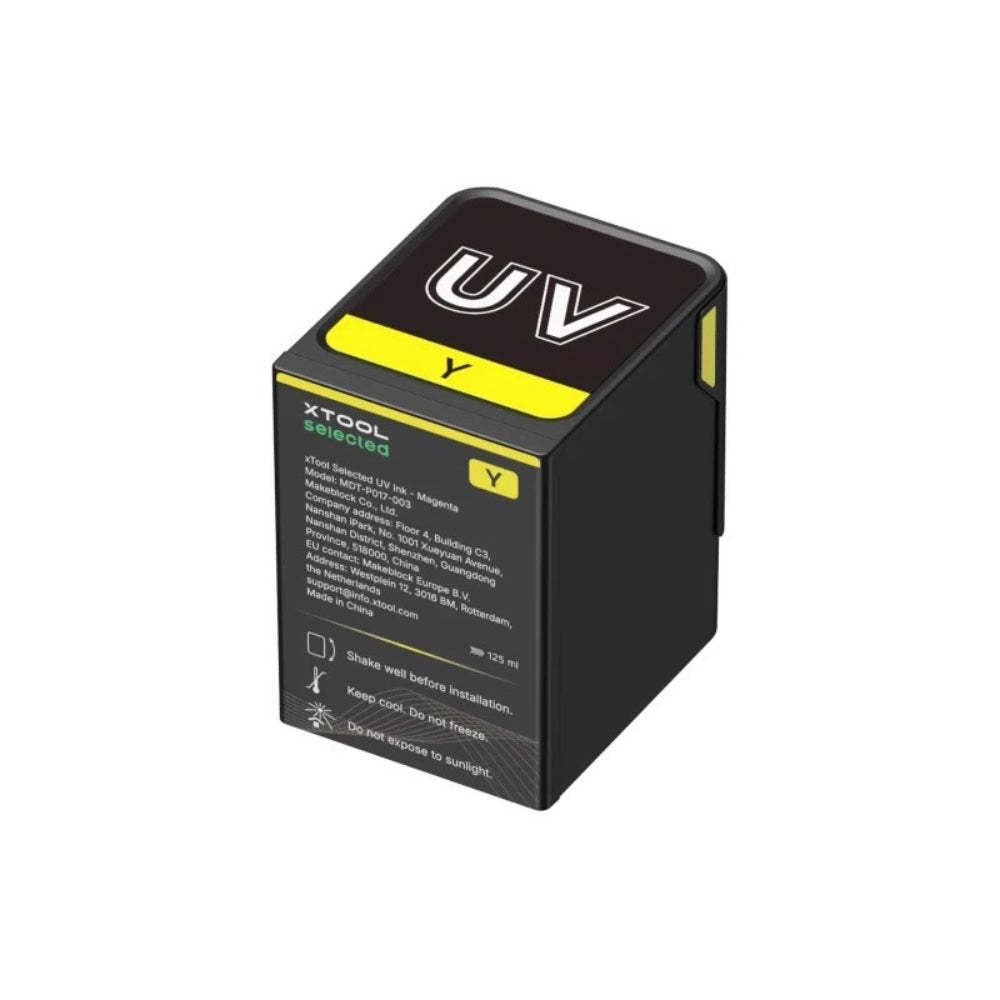 xTool - Encre Textile UV - Yellow 125ml