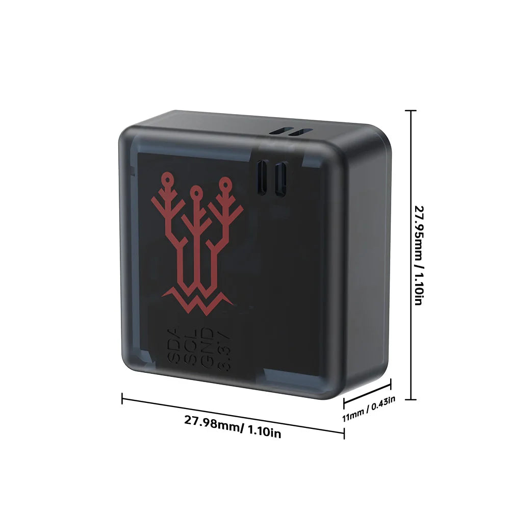BIGTREETECH - Panda Sense avec Coque Durable en PP - Capteur Magnétique de Température et d'Humidité Haute Précision