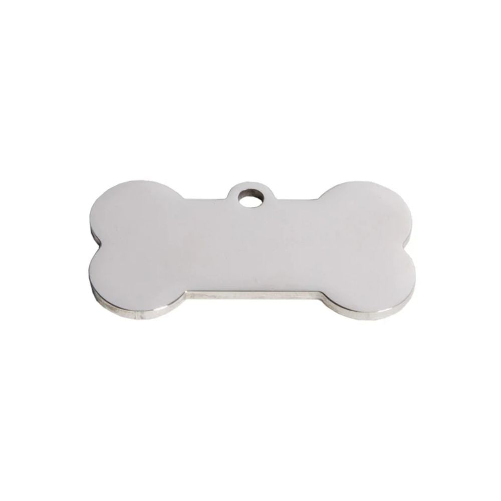 xTool - 10 Médailles de chien en forme d'os - Acier inoxydable