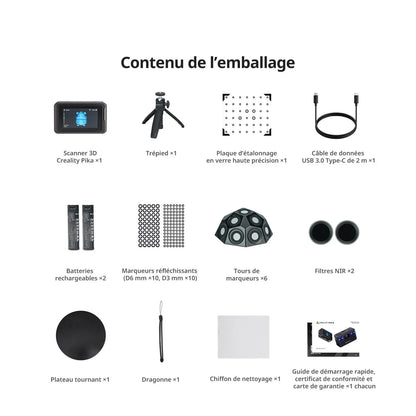 Creality - Pika - Scanner 3D IA Portable