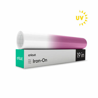 Cricut - Vinyle Thermocollant UV - Blanc/Rose - 30 x 48 cm