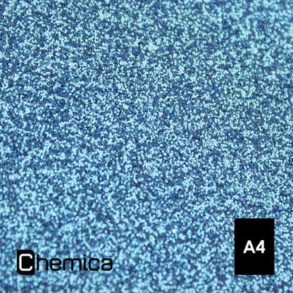 Chemica - Bling Bling Star Bleu Clair (Light Blue)- Feuille 30 x 20 cm