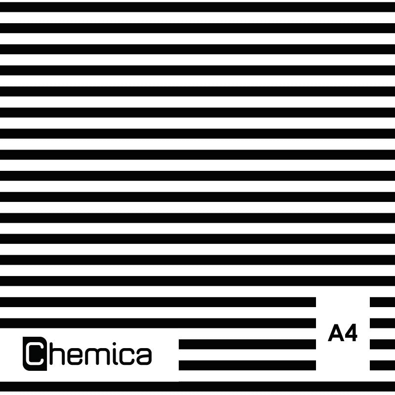 Chemica - Flex Trends - Basics - Rayures (Stripes) - Feuille 30 cm x 20 cm