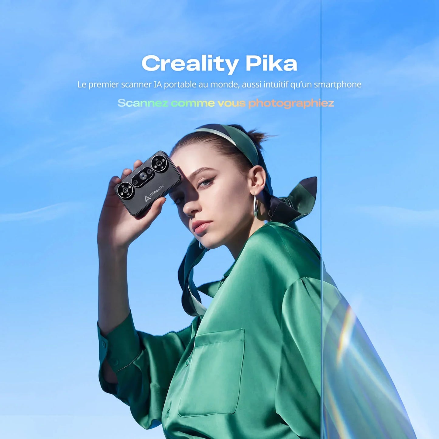 Creality - Pika - Scanner 3D IA Portable