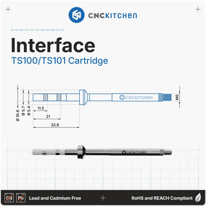 CNC Kitchen - Adaptateur pour TS100/TS101