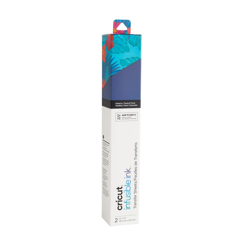 INFUSIBLE ink fleurs tropicales cricut atome3d lot de 2 feuilles