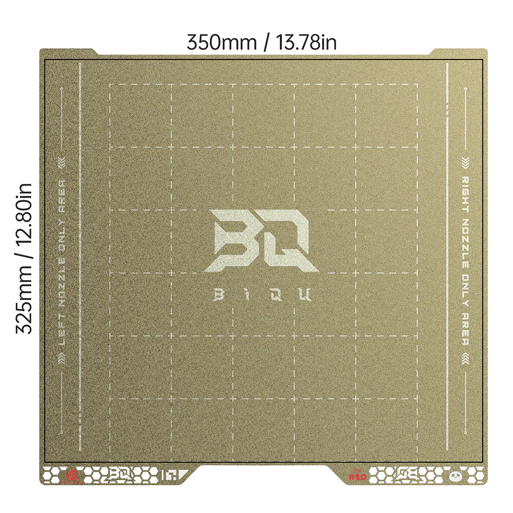 Biqu - Pack Plateau d'impression Pyrogrip + CryoGrip Pro pour Bambu Lab Série H2D/H2S