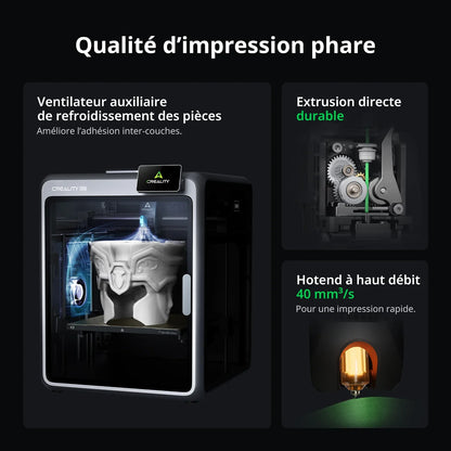 Creality - K2 - Imprimante 3D Fermée Performante