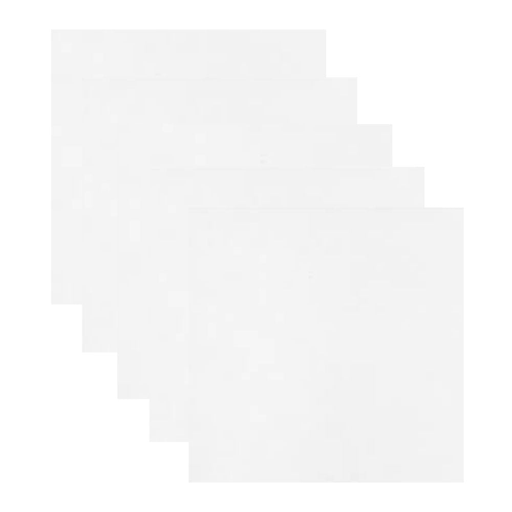 Craft Express - 5 Feuilles Effet Cuir pour sublimation - Blanc - 30 x 30 cm