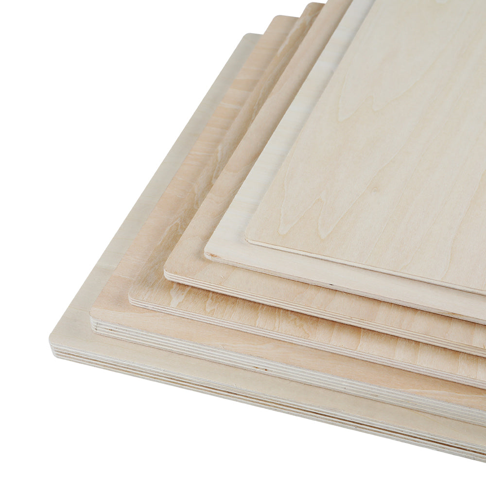 Creality - 6 Plaques de Contreplaqué de Tilleul (Basswood Sheets) - 30 x 30 cm - 5 mm