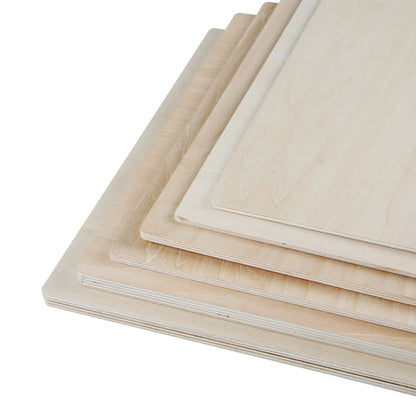 Creality - 3 Plaques de Contreplaqué Mélaminé Tilleul (Basswood Sheets) - 30 x 30 cm - 10 mm