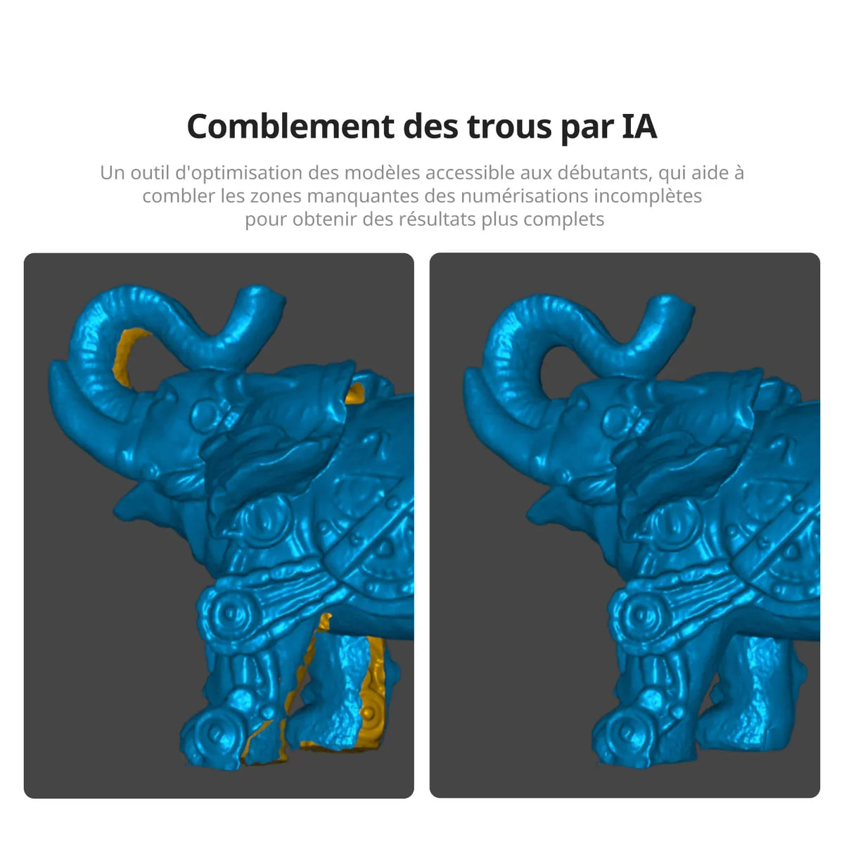 Creality - Pika - Scanner 3D IA Portable