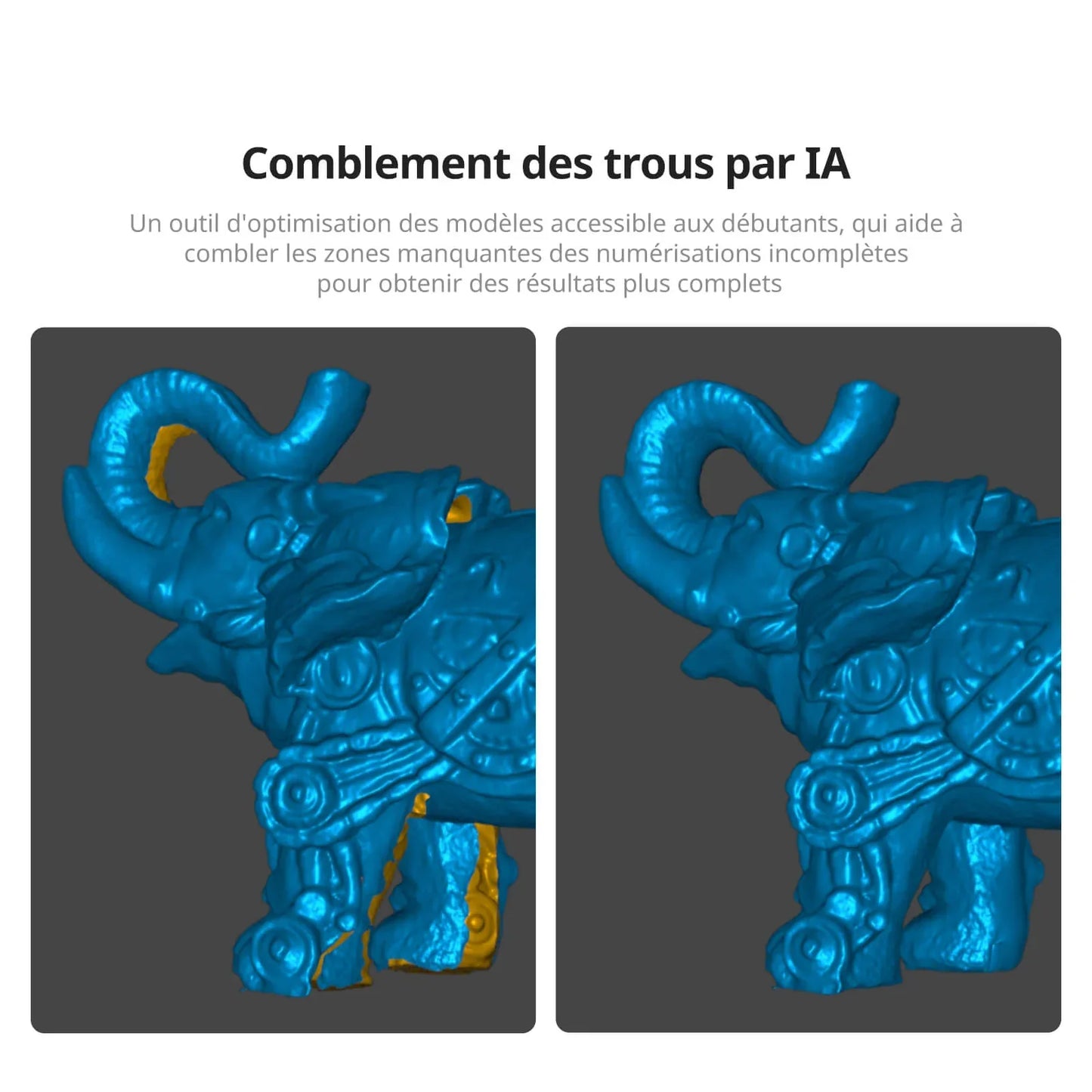 Creality - Pika - Scanner 3D IA Portable