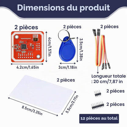 Waveshare - PN532 - Module NFC RFID V3 Kit - 2 pcs