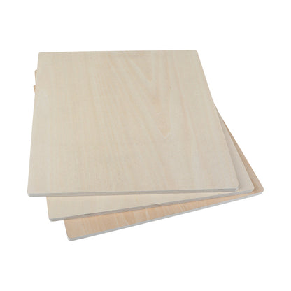 Creality - 3 Plaques de Contreplaqué de Bois (Basswood Sheets) - 30 x 30 cm - 10 mm