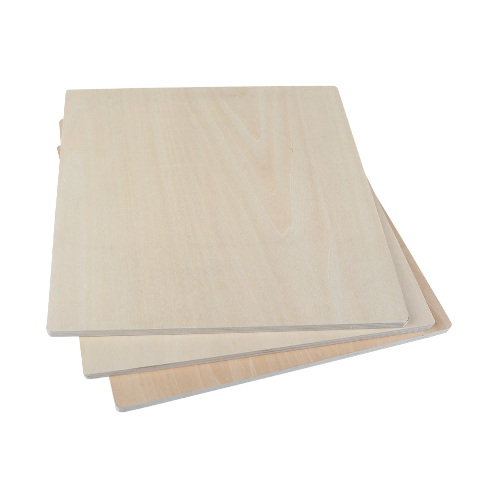 Creality - 3 Plaques de Contreplaqué de Bois (Basswood Sheets) - 30 x 30 cm - 10 mm