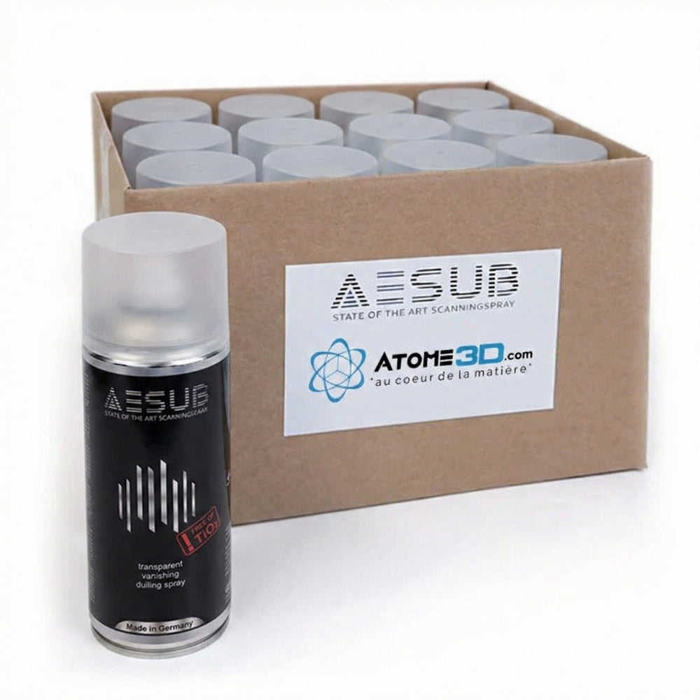 AESUB - Pack de 12 Spray Matifiant 400 ml - Transparent