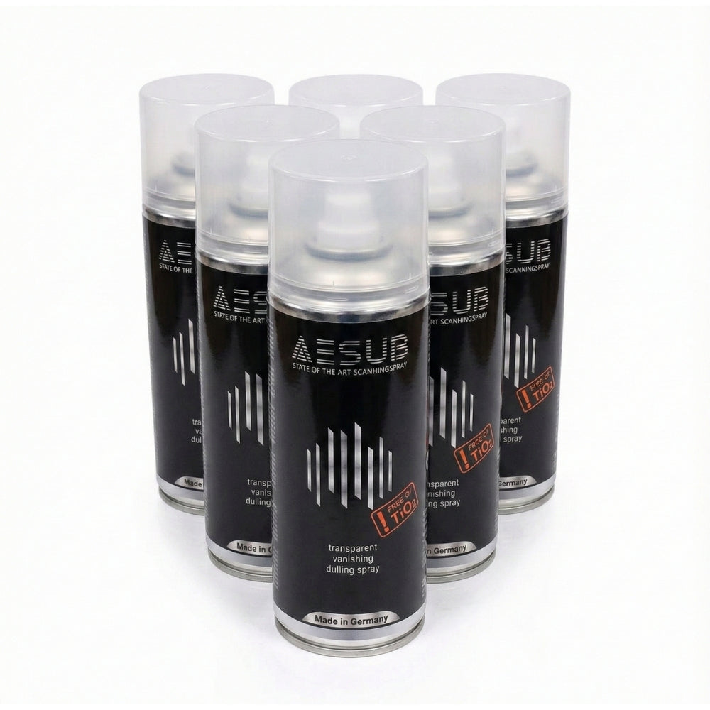 AESUB - Pack de 6 Spray Matifiant 400 ml - Transparent