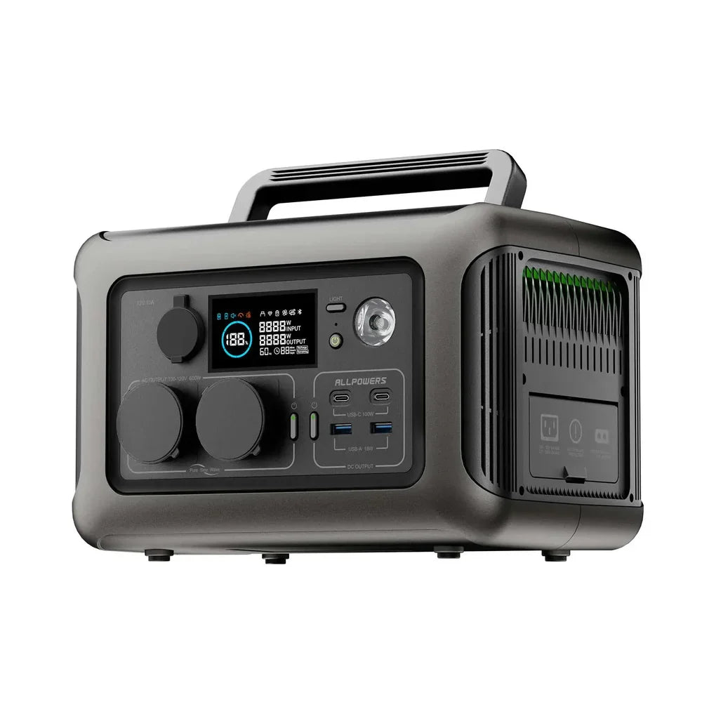 ALLPOWERS - R600 - Station électrique portable - 600W 299Wh