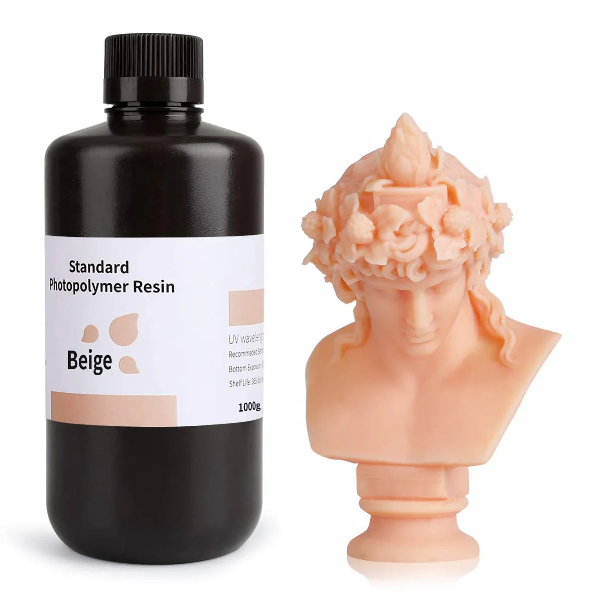 ELEGOO - Résine UV Standard - Beige (Skin) - 1 kg