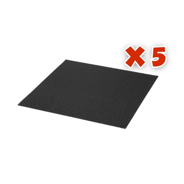 Craft Express - 5 Feuilles de Cuir pour découpe et gravure laser - Noir - 30,5 x 30,5 cm