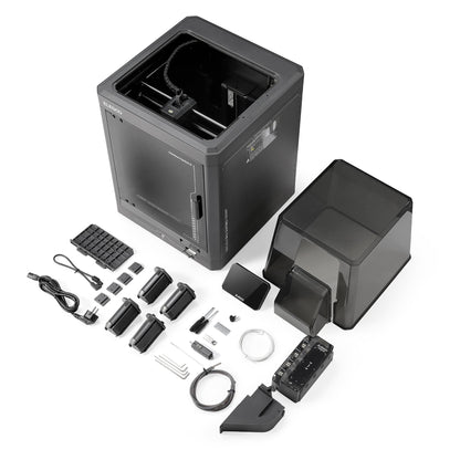 Elegoo - Mini Factory Centauri Carbon 2 Combo - Imprimante 3D avec Multicolore CC2 + CANVAS
