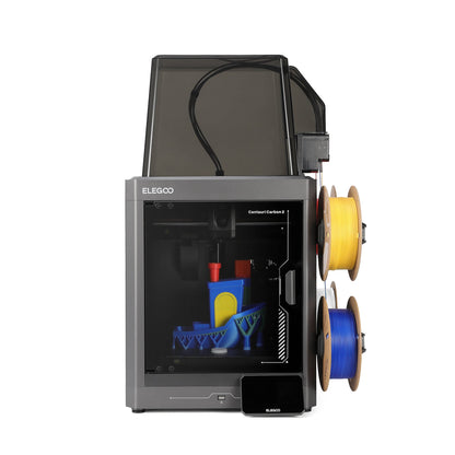 Elegoo - Mega Pack Centauri Carbon 2 Combo - Imprimante 3D avec Multicolore CC2 + CANVAS