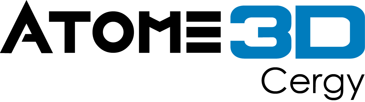 Logo Atome3D au coeur de la matière