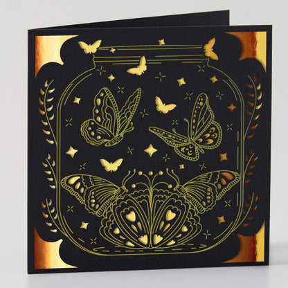 Cricut - 14 Cartes, Inserts, Foil et Enveloppes Célébration - 12 x 12 cm