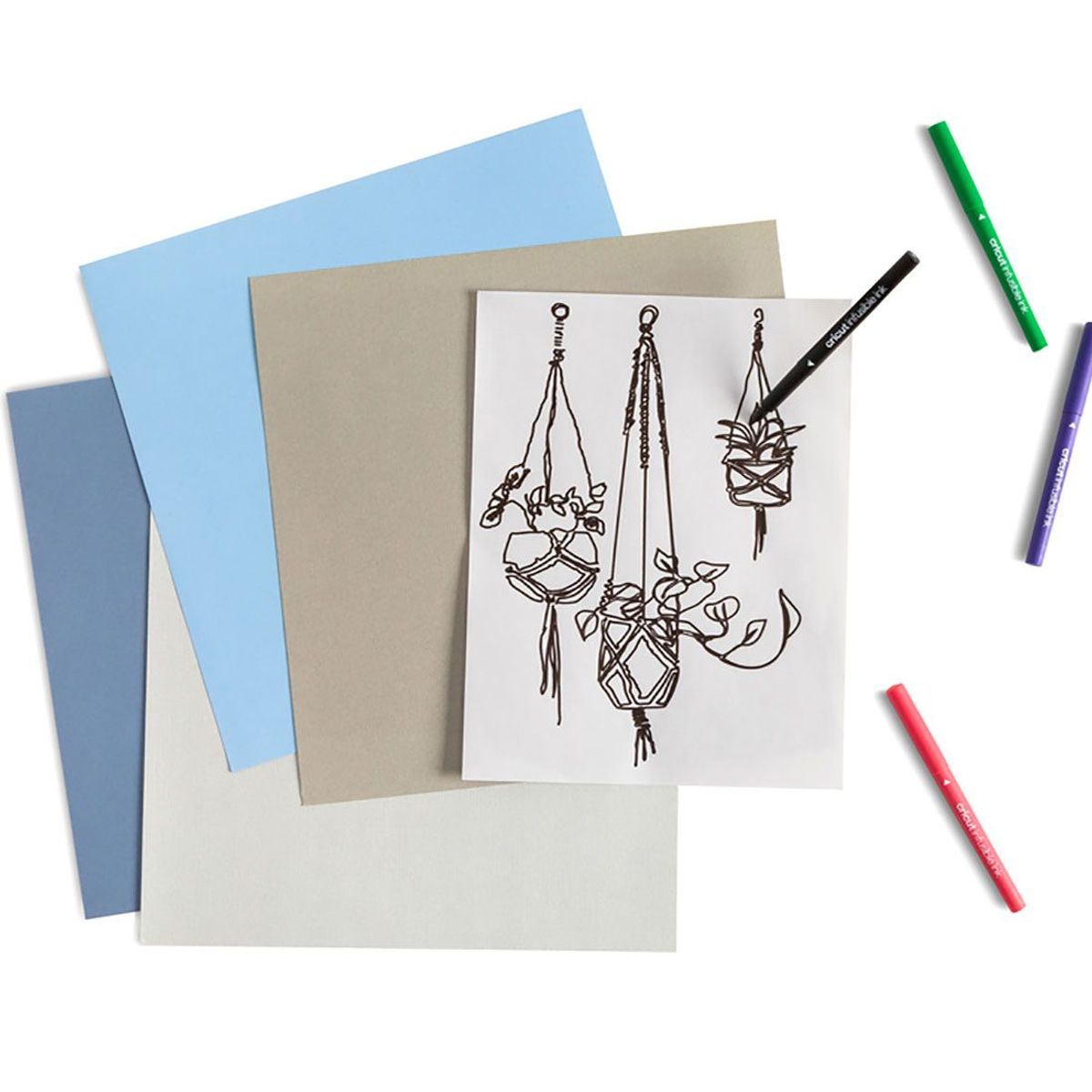 Cricut - Sublimation - 5 Stylos Infusible Ink - Basic - 1 mm