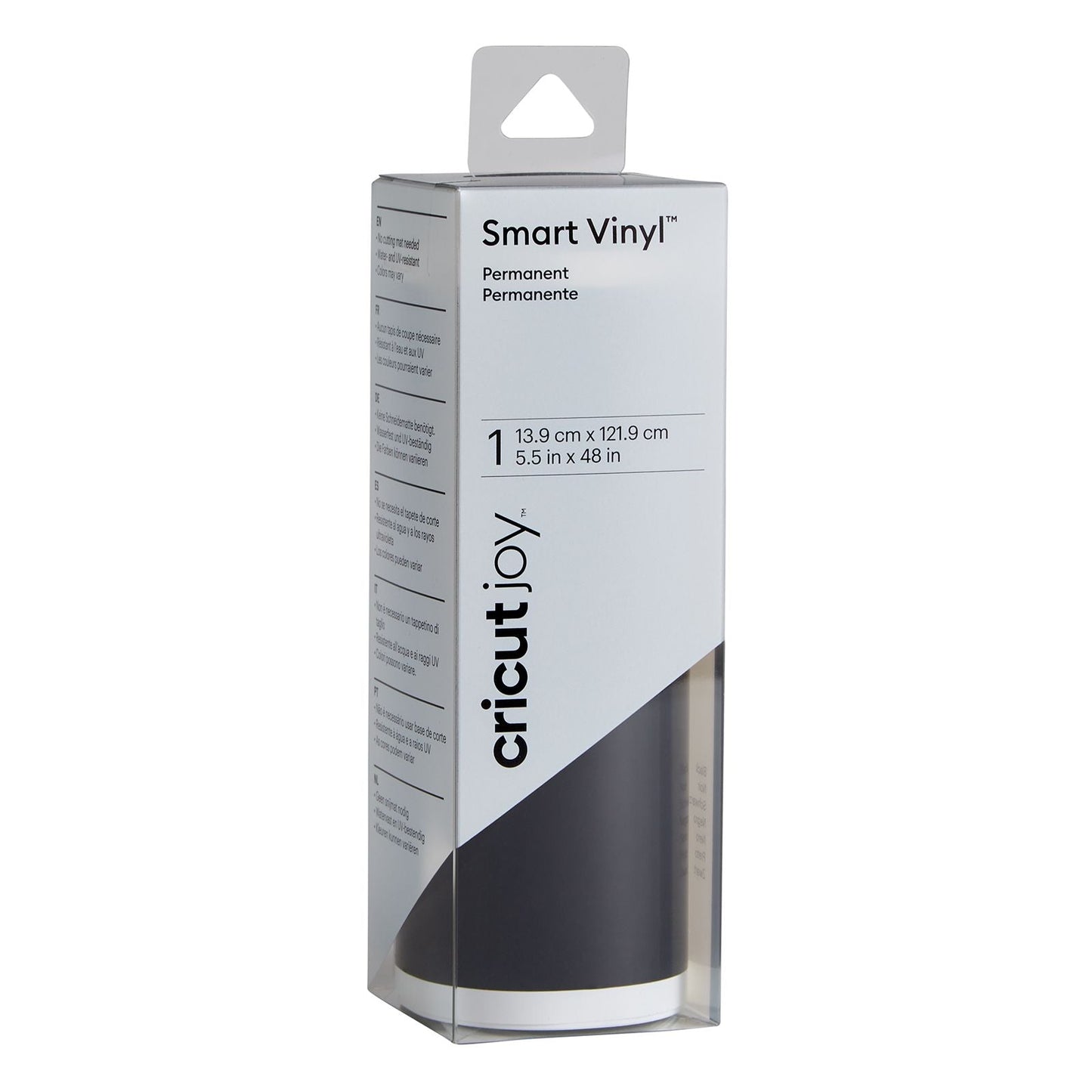 Cricut - Joy - Smart Vinyl - Vinyle Permanent Noir (14x122 cm)