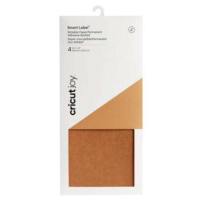 Cricut - Joy - Papier Kraft Inscriptible Adhésif Smart Label