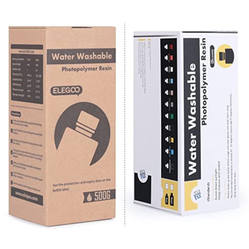 Résine ELEGOO Water Washable Minth Green 1kg vendu par Atome3d