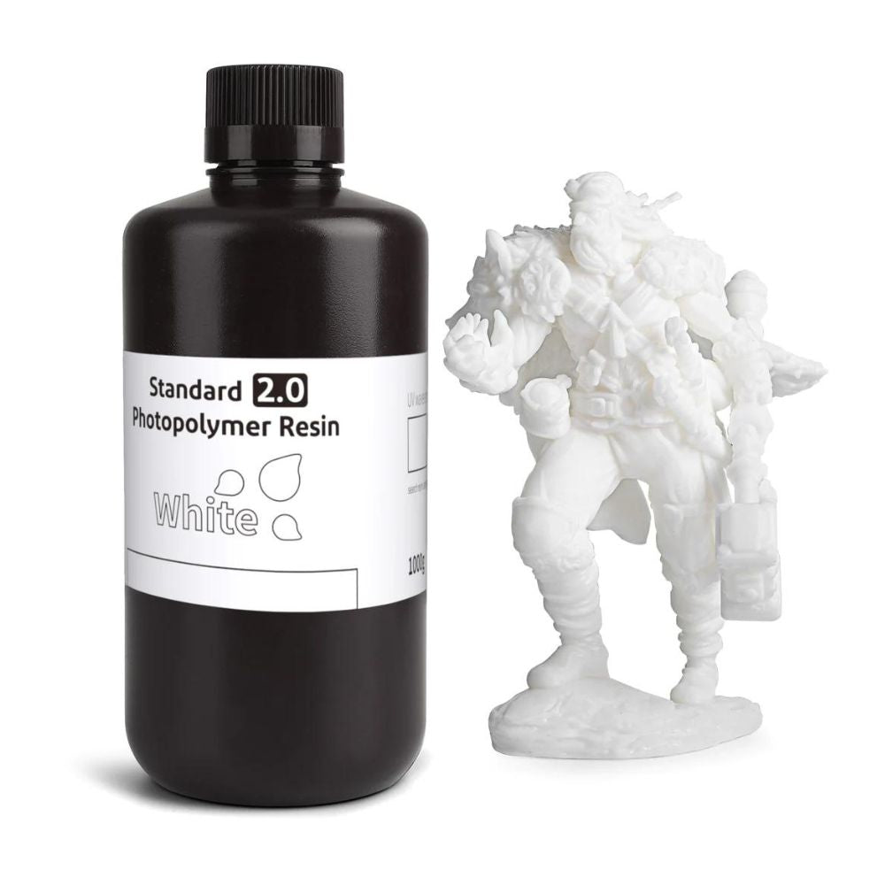 Elegoo - Résine UV Standard 2.0 - Blanc (White) - 1kg