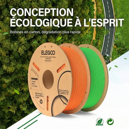 Elegoo - PLA - Gris Spatial (Space Grey) - 1,75 mm - 1 kg - RFID