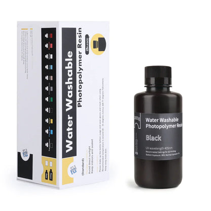ELEGOO - Résine Water Washable - Noir (Black) - 1 kg