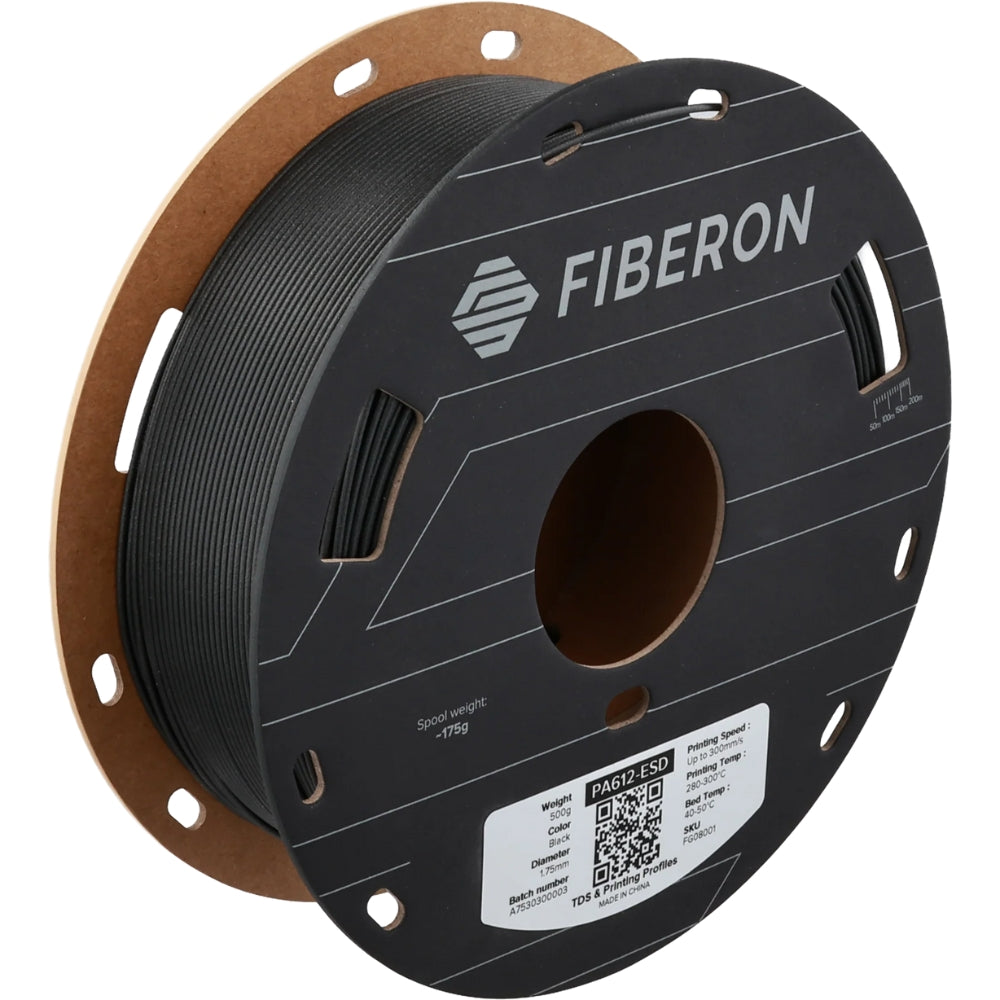 Fiberon PA612-ESD Noir (Black) - 1.75 mm - 500g
