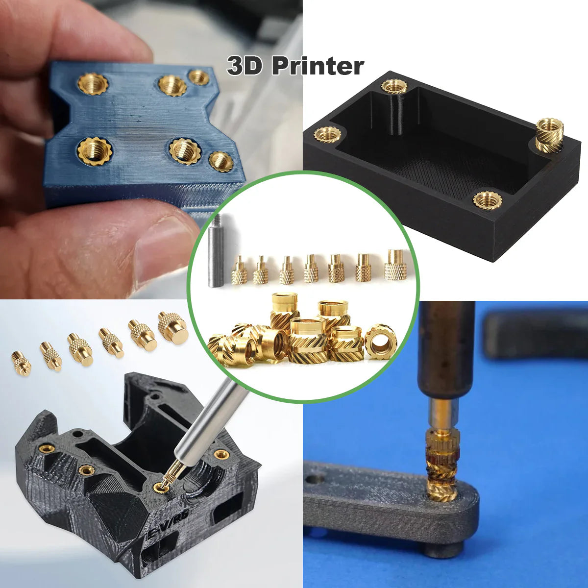 Mintion - Embouts Thermofixés et Kits Filetés (Heat Set Insert Tips and Threaded Kits)
