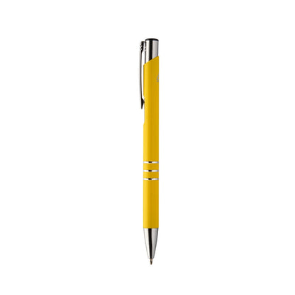 MissKraft - 5 Stylos à bille à graver Rechannel - Jaune