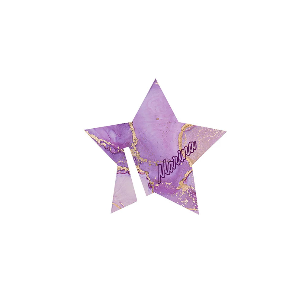 MissKraft Sublimation | Marque-verre | Étoile | 3,5 x 3,5 cm - Sublimé