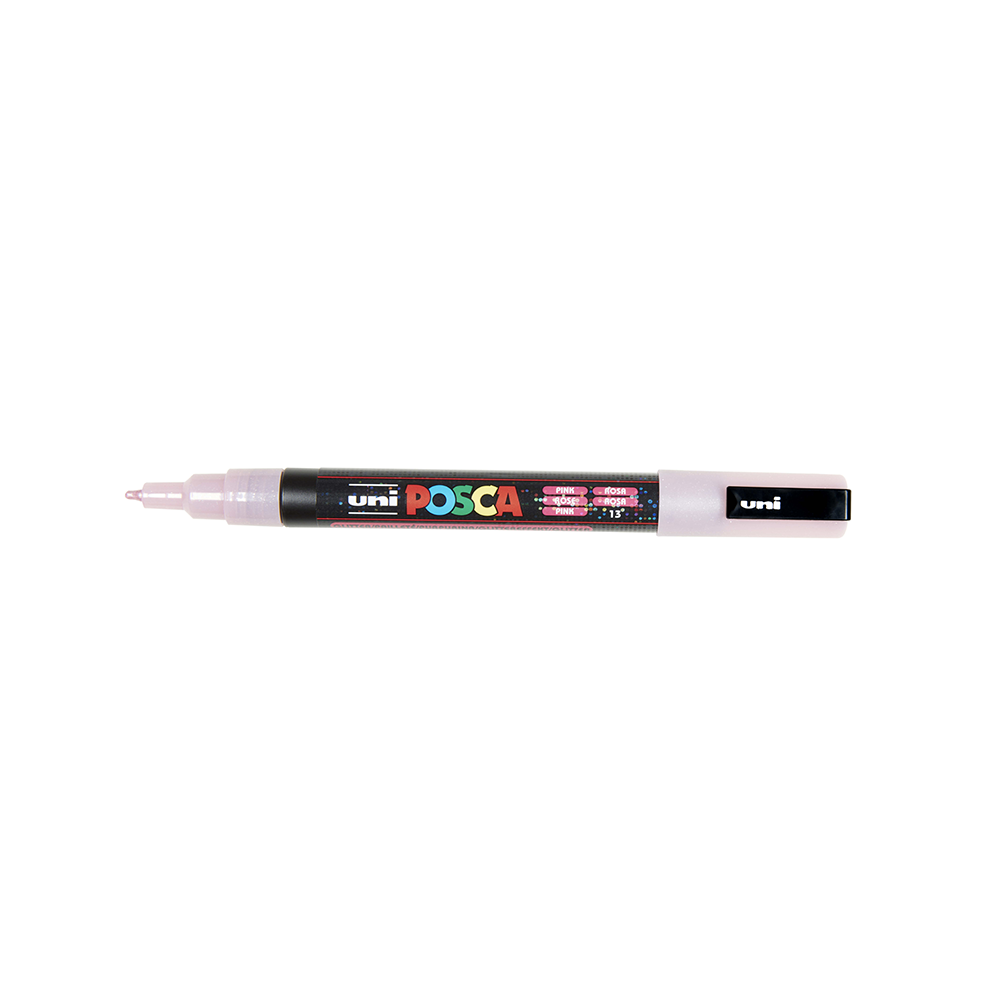 POSCA - Marqueur Pointe Conique Fine - Rose Pailleté