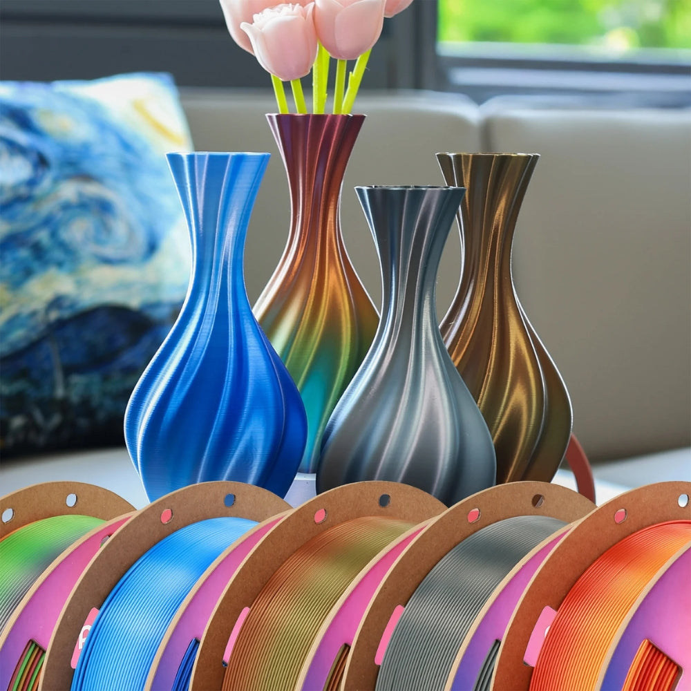 Panchroma PLA Dégradé - Soie Arc-en-Ciel (Gradient Silk Rainbow) - 1,75 mm - 1 kg