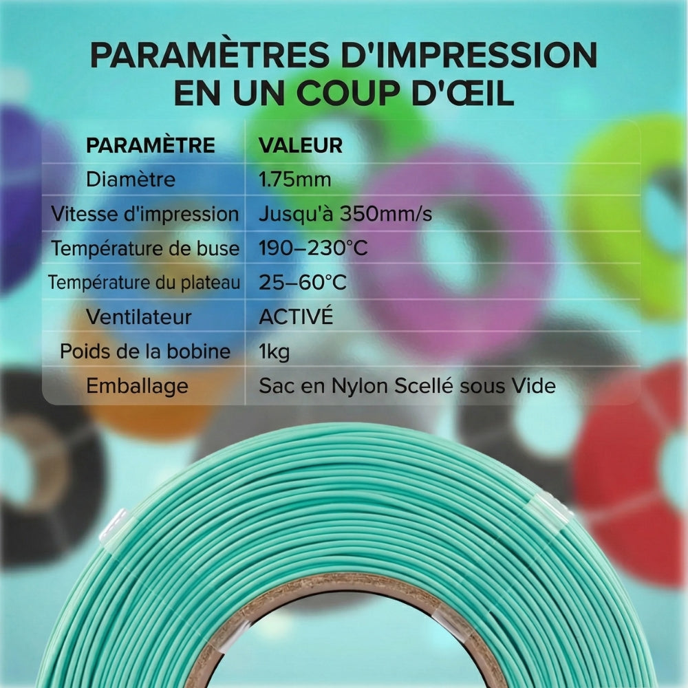 Panchroma Basic PLA - Gris Acier (Steel Grey) - 1,75 mm - 1 kg - Refill