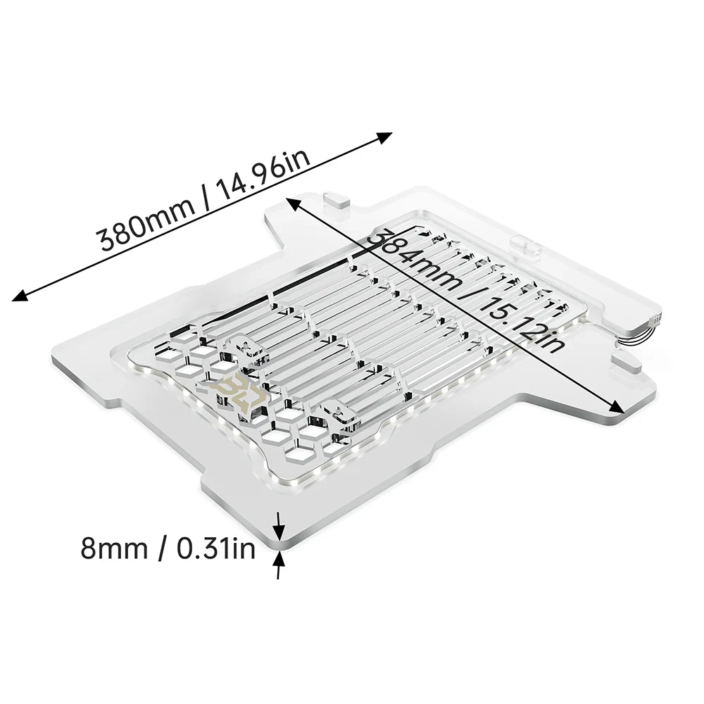 BIQU - Panda Aura - Plateau RGB Intelligent pour Bambu Lab A1 (Smart RGB Lighting Panel for A1)