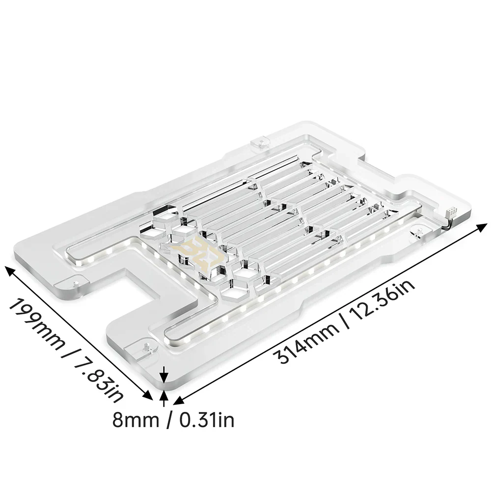 BIQU - Panda Aura - Plateau RGB Intelligent pour Bambu Lab A1 Mini (Smart RGB Lighting Panel for A1